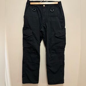 Men's Classic Black Cargo Pants